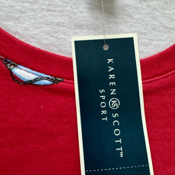 Karen Scott Sport new red amore dress - Picture 4 of 6